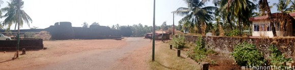 Outside Bekal fort Kasrakode Kerala