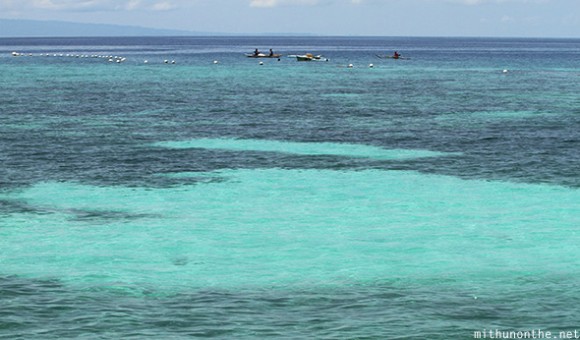 Blue sea Oslob Cebu Philippines
