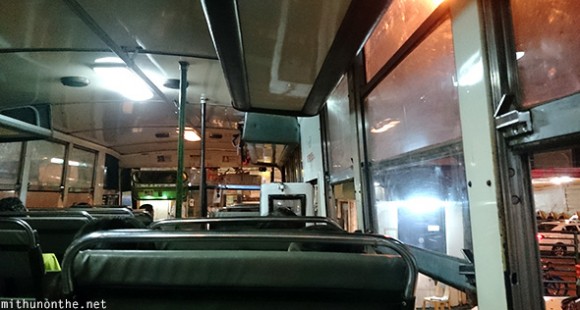 Inside bus Cebu to Oslob