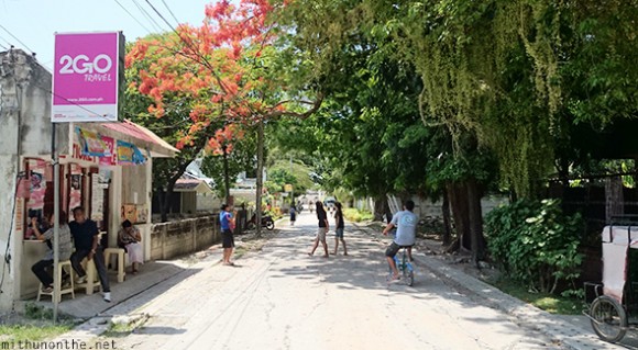Oslob municipal road Philippines