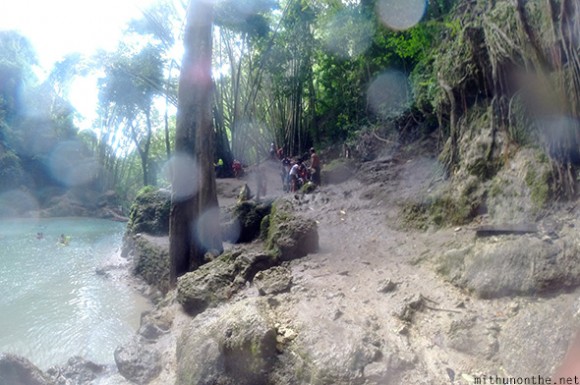 Picnic area Tumalog falls Oslob Cebu
