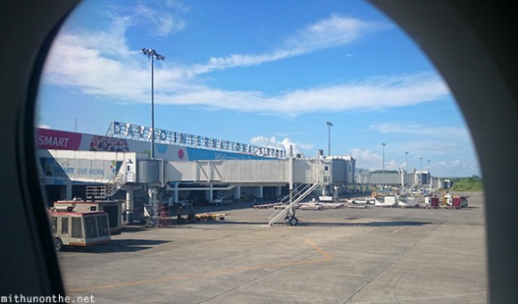 Landing at Davao international airport