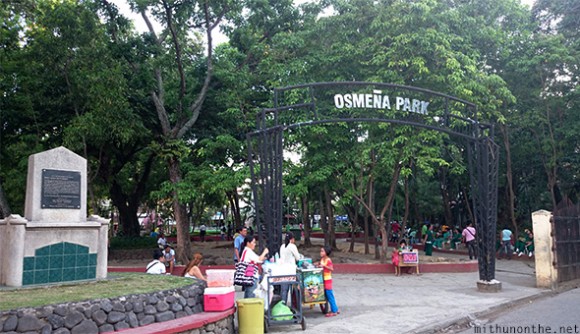 Osmena park Davao city Philippines