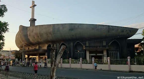 San Pedro Church boat shape Davao city