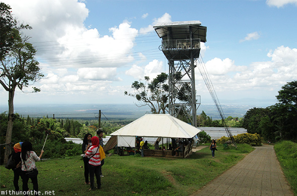 Sky Cycle tower zipline Eden Nature Park