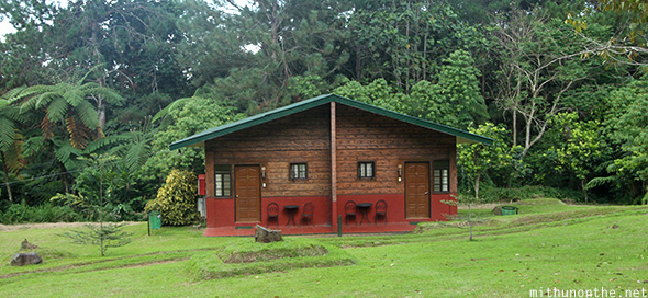 Log cabin house Eden Nature park