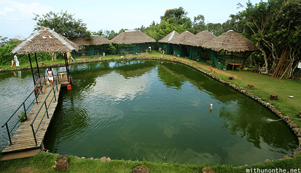 Fishing village pond Eden Park Davao