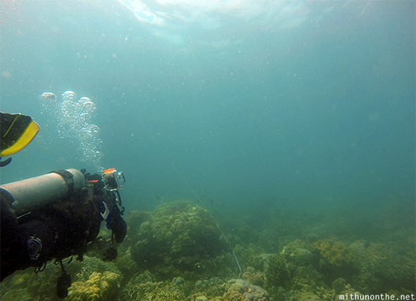 Diver samal island diving classes