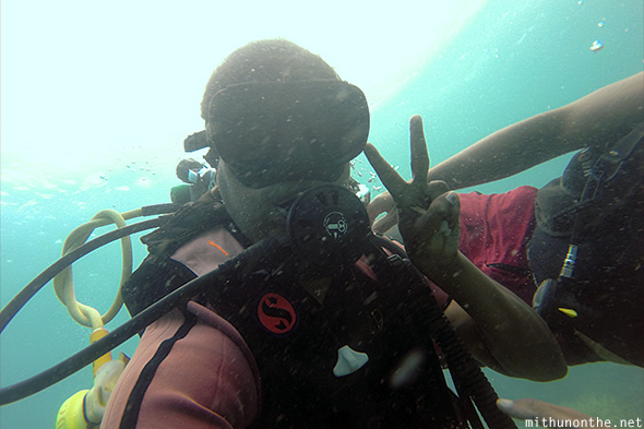Mithun Divakaran diving Philippines