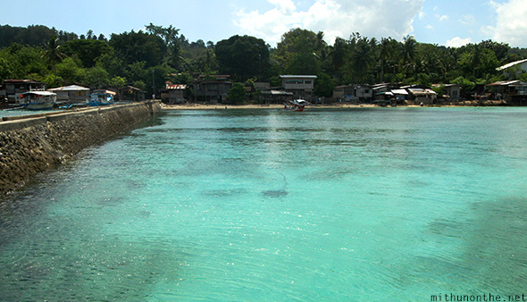 Samal island blue water Davao