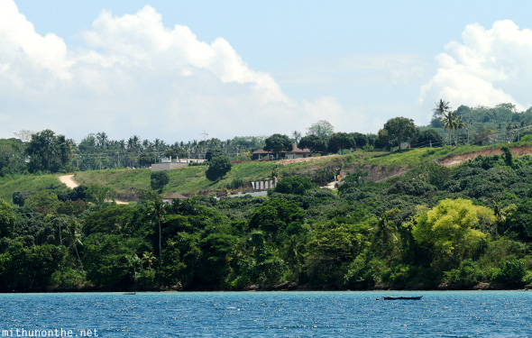 Samal island hill Davao Philippines