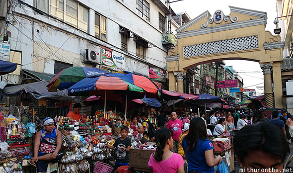 Carriedo street market Quiapo Manila