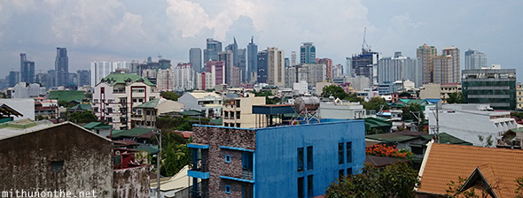 Makati skyline buildings Manila