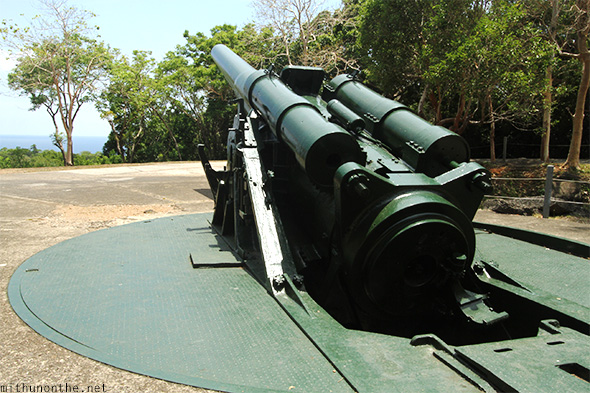 Big cannon American army Corregidor Philippines