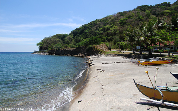 Bottomside beach Corregidor island