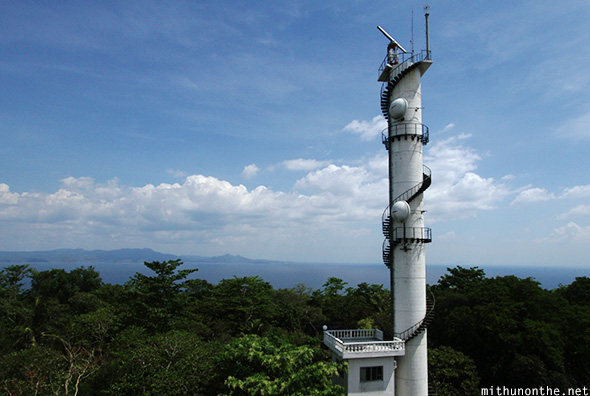 Corregidor lighthouse communications tower