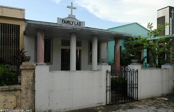 Family Lao cemetery Manila