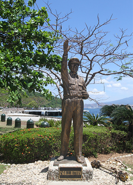 General MacArthur statue Corregidor island