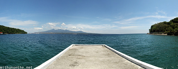 Lorcha dock panorama Corregidor island