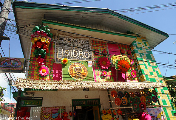 Pahiyas festival decorated house