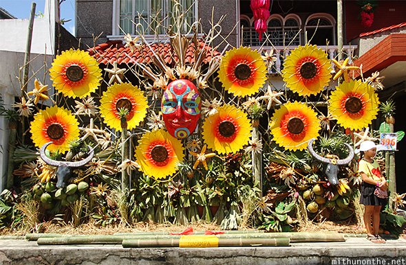 Sunflower design Pahiyas festival Lucban