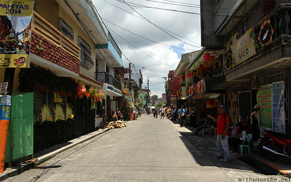 Empty street Pahiyas Lucban