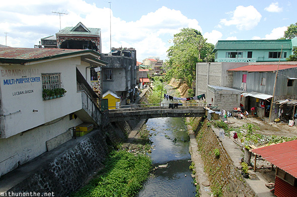 Lucban village stream Philippines