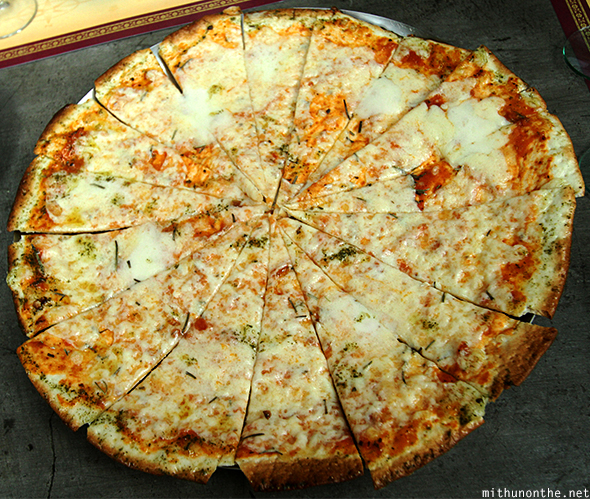 Margharita ultra thin crust Pizza