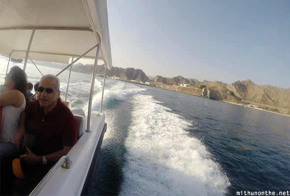 Boat ride GoPro Oman