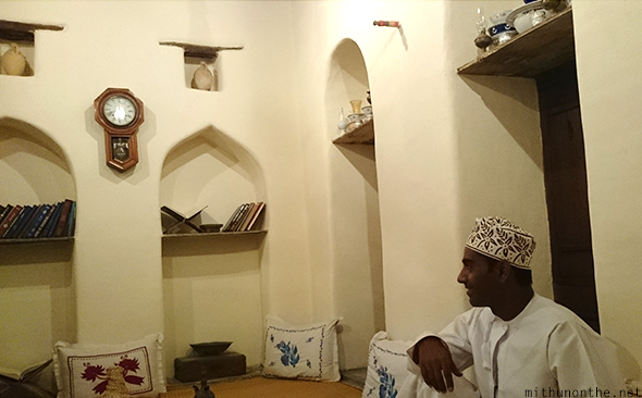 Inside Omani house Muscat