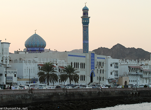 Muscat marina mosque Oman