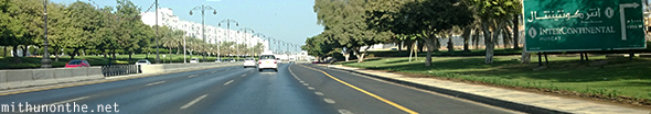Muscat road Oman