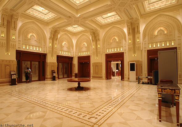 Inside Royal Opera house Muscat Oman