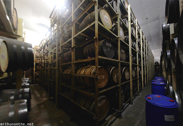 Amrut whisky maturing chamber panorama