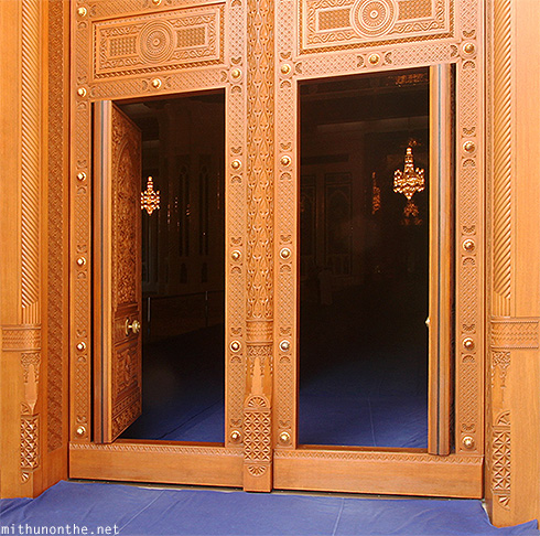Door Sultan Qaboos Mosque Muscat