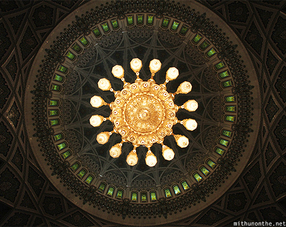 Faustig chandelier Sultan Qaboos mosque Oman