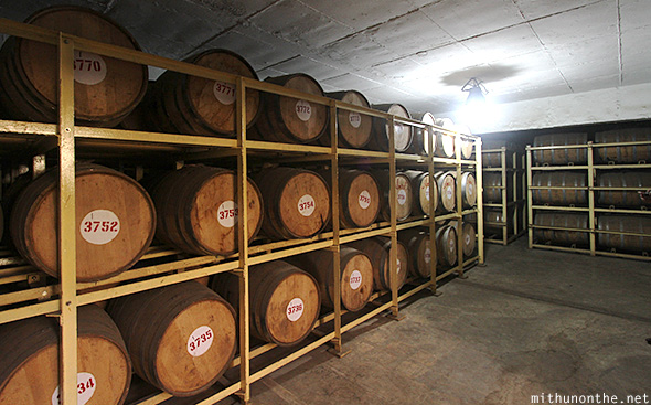 Maturation chamber Amrut whisky factory