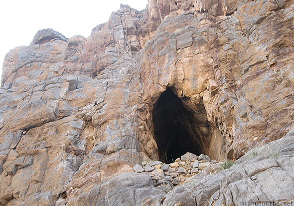 Cave Misfah mountain Oman