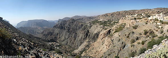 Jebel al Akdhar panorama Oman
