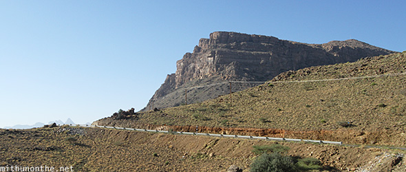 Jebel Shams hills drive Oman