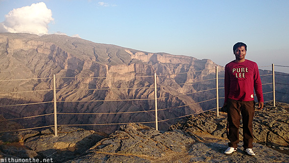 Mithun Divakaran Jebel Shams Oman