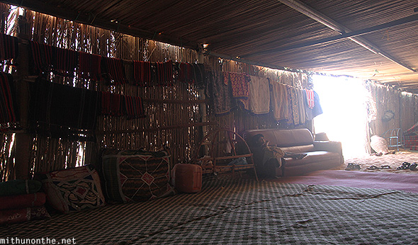 Bedouin straw tent Oman