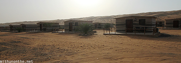 Bedouin tents Arabian Oryx camp Oman