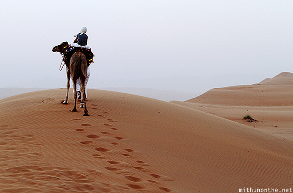 Camel ride Oman desert