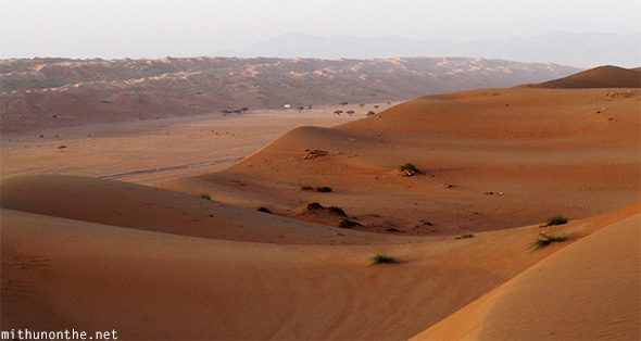 Oman desert dunes