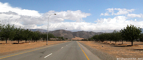 Oman desert highway