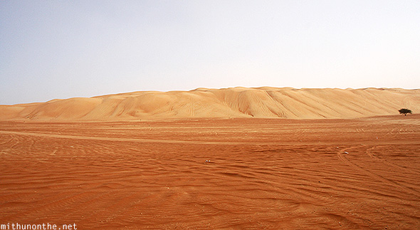 Oman desert sand