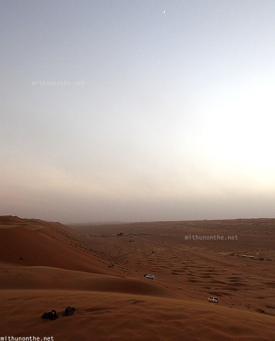 Sharqiya sands moon Oman desert
