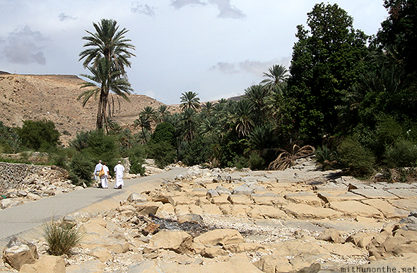 Wadi Bani Khalid entrance Oman