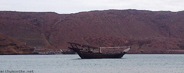 Dhow sur river Oman